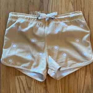 Rylee + Cru sz 2/3 light yellow Sun Print Shorts summer swim great condition